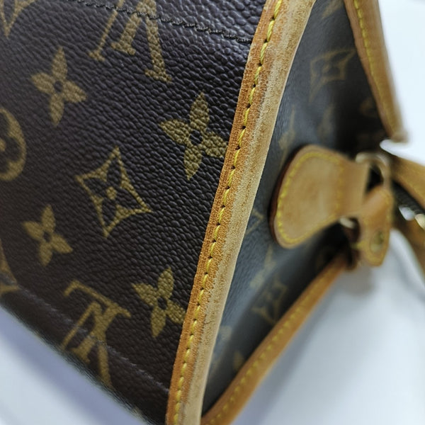 POPINCOURT Monogram Coated Canvas Brown
