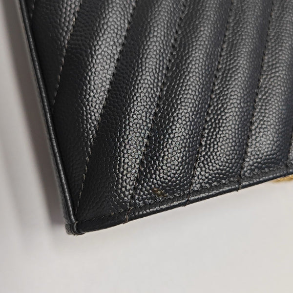 MONOGRAM Medium Chevron Calfskin Gray