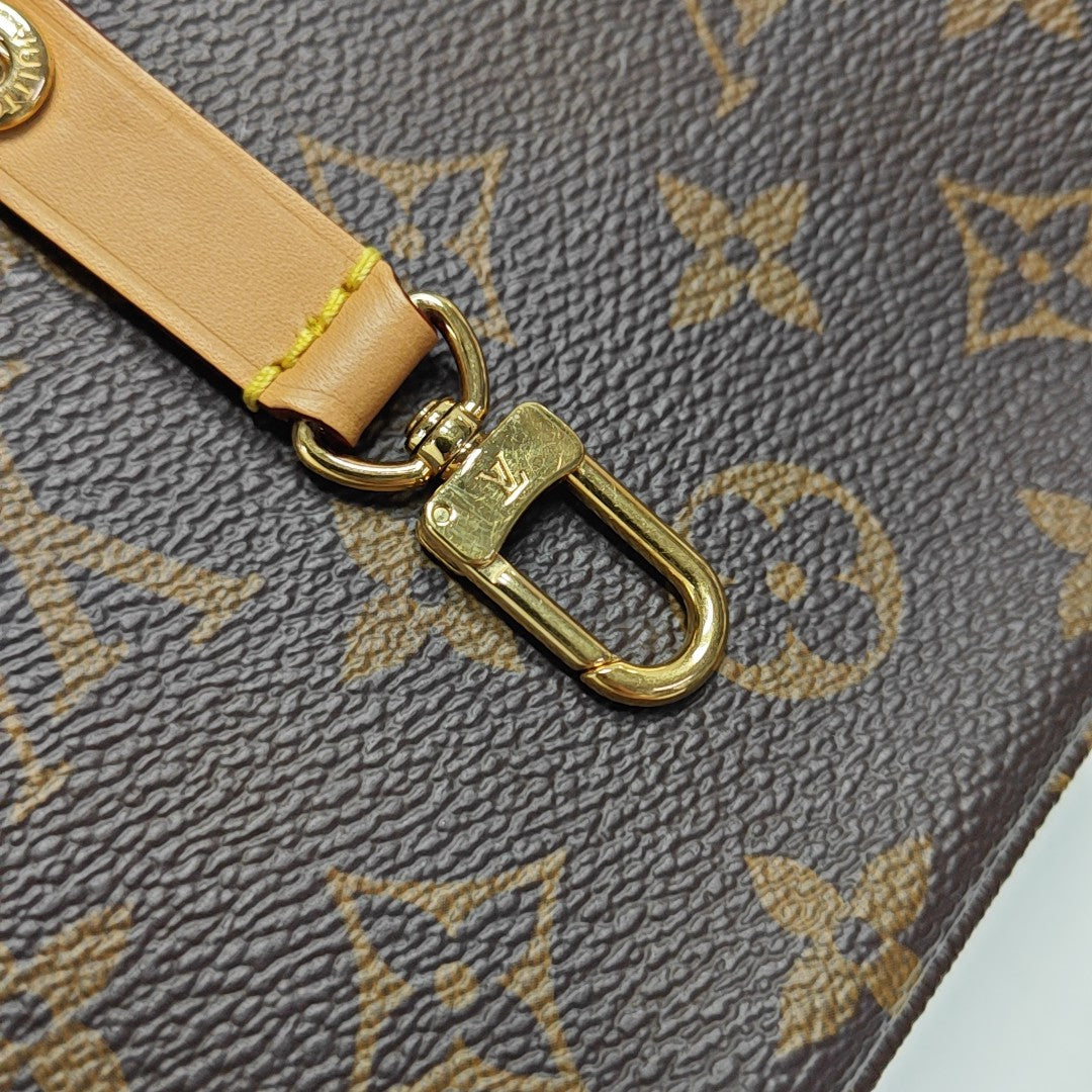 IVY Monogram Coated Canvas Brown
