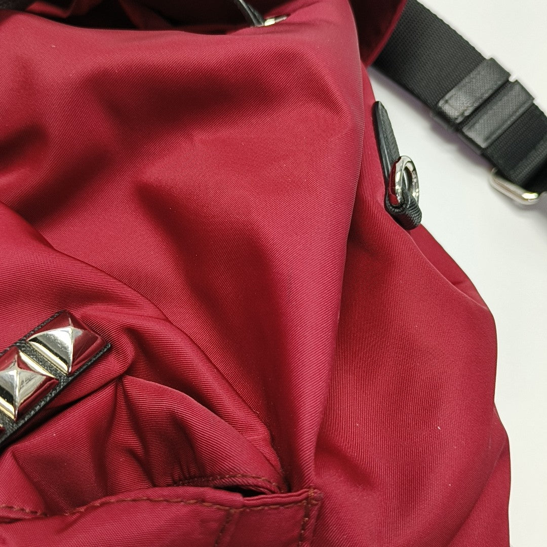 Black Nylon Nylon Red