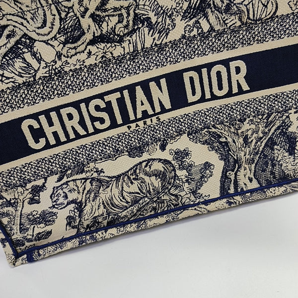 Book Tote Medium Canvas Blue