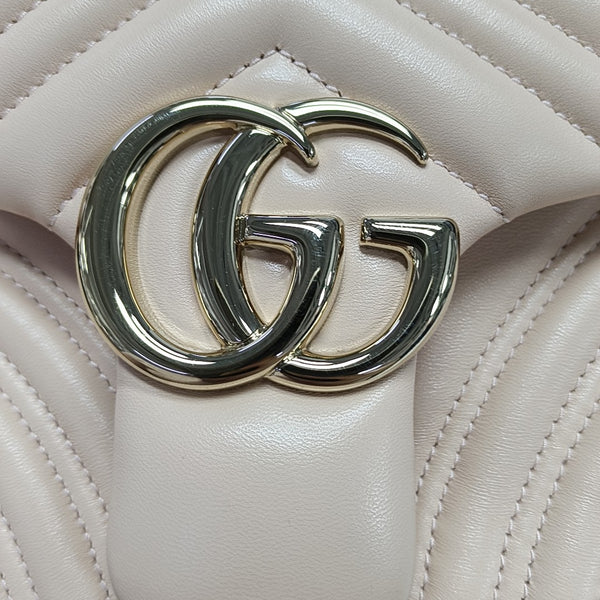 GG Marmont Medium Quilted Lambskin Pink