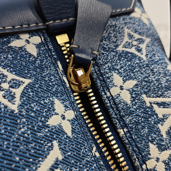 SQUARE Monogram Denim Blue