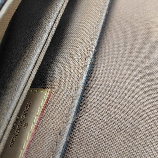MARELLE Monogram Coated Canvas Brown