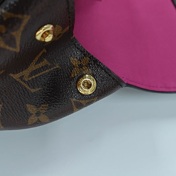 CLUNY PM Monogram Coated Canvas Brown