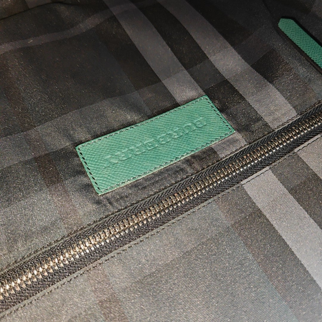 Calfskin Top Handle Bag Green
