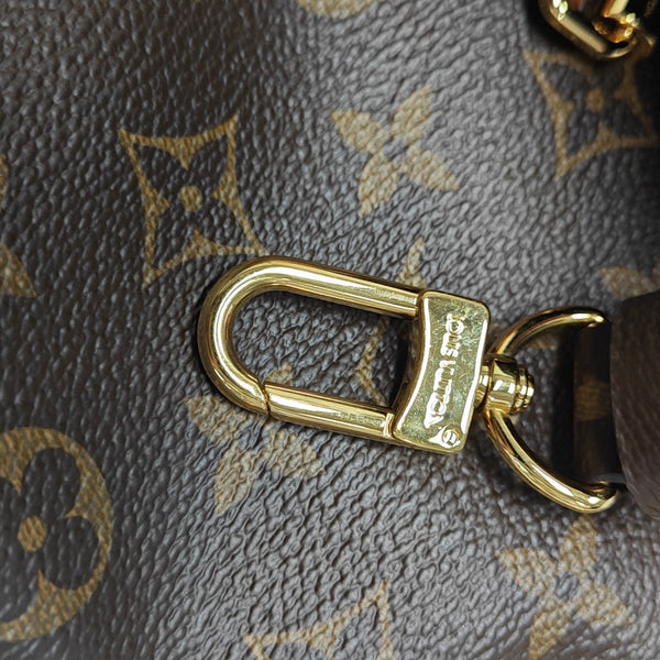 PALLAS MM Monogram Coated Canvas Brown