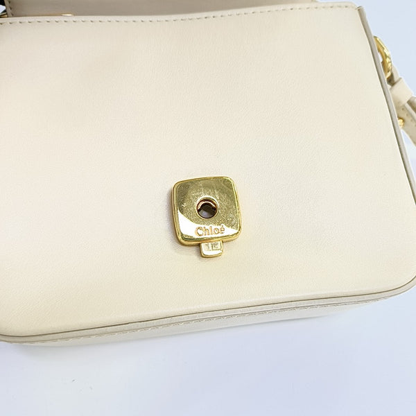 Chloé C Mini Calfskin Beige