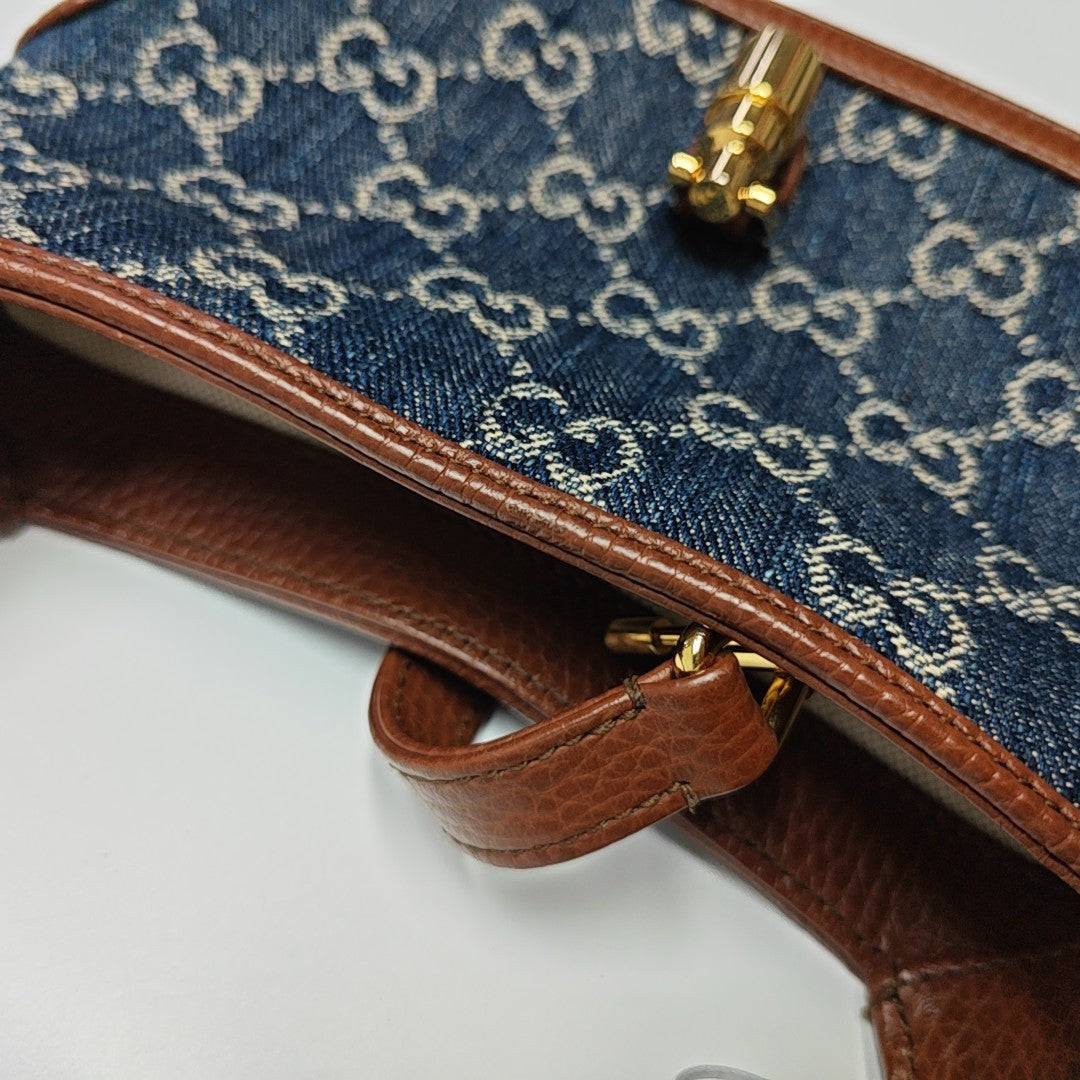 Jackie 1961 Mini Monogram Denim Blue