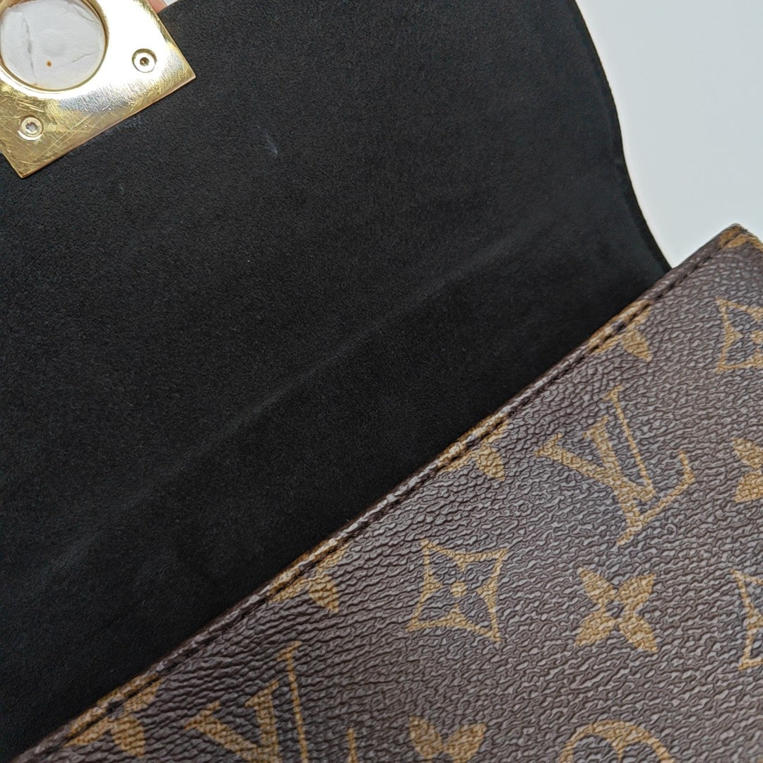 LOCKY BB Monogram Coated Canvas Brown