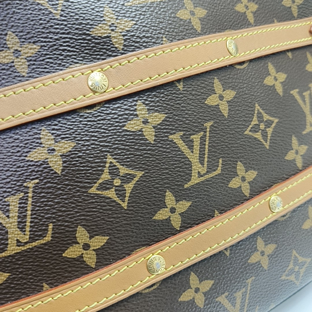 SOFT TRUNK PM Monogram Coated Canvas Brown