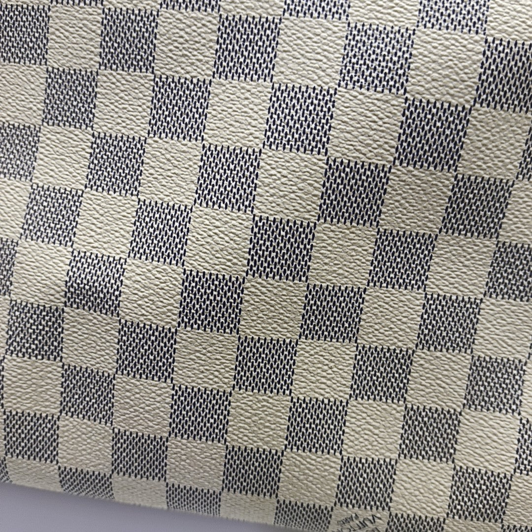 SPEEDY 30 Damier Azur Coated Canvas White