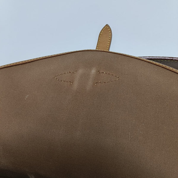 SAUMUR 30 Monogram Coated Canvas Brown