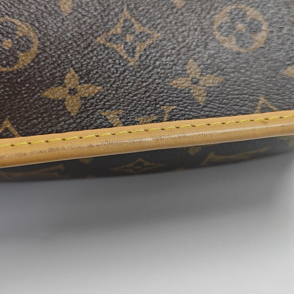 DIANE Monogram Coated Canvas Brown
