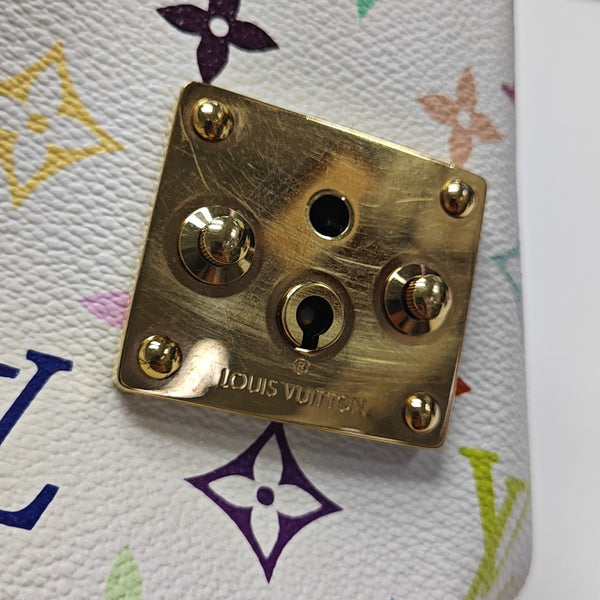 LV × TM SPEEDY 30 Monogram Coated Canvas White