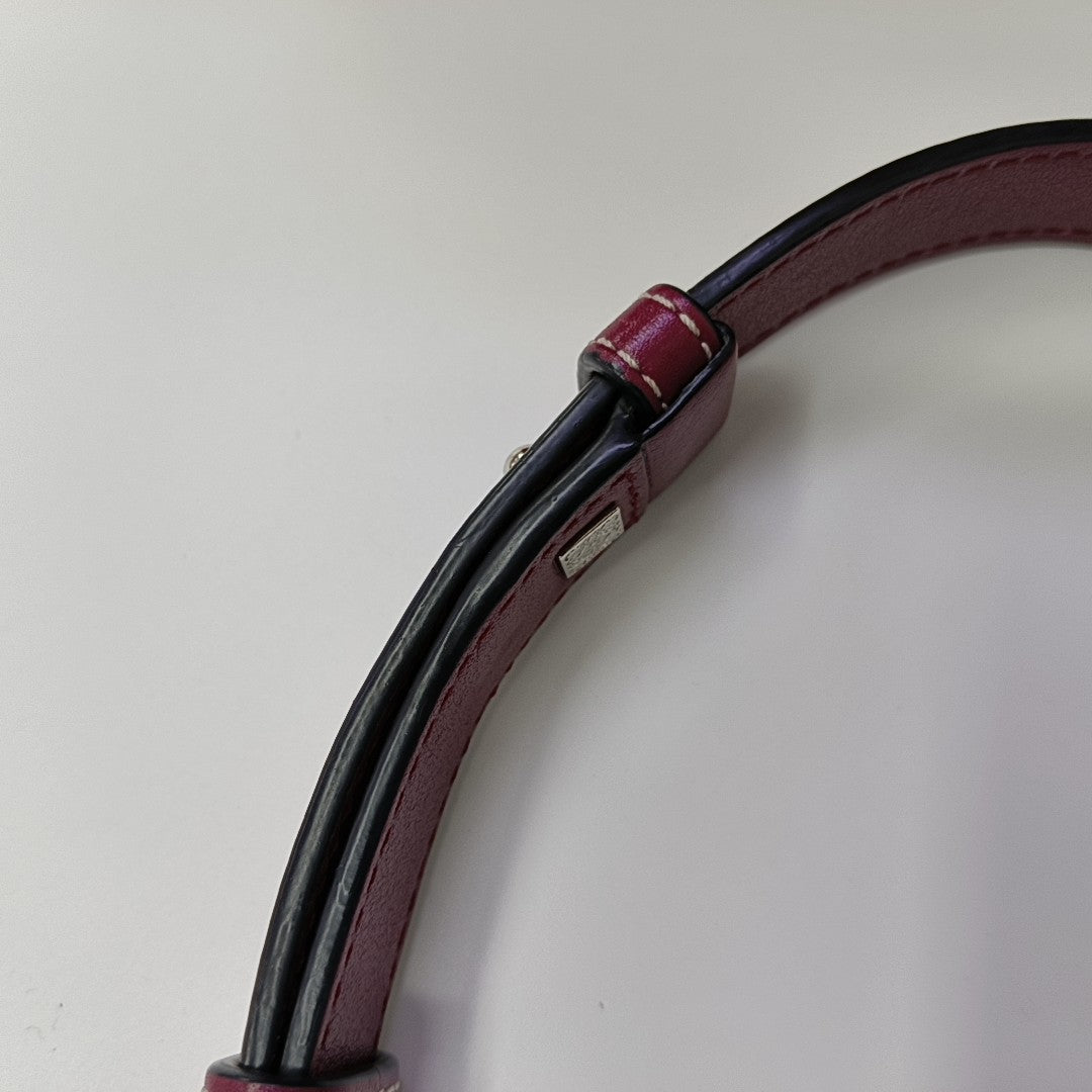 Puzzle Small Calfskin Red