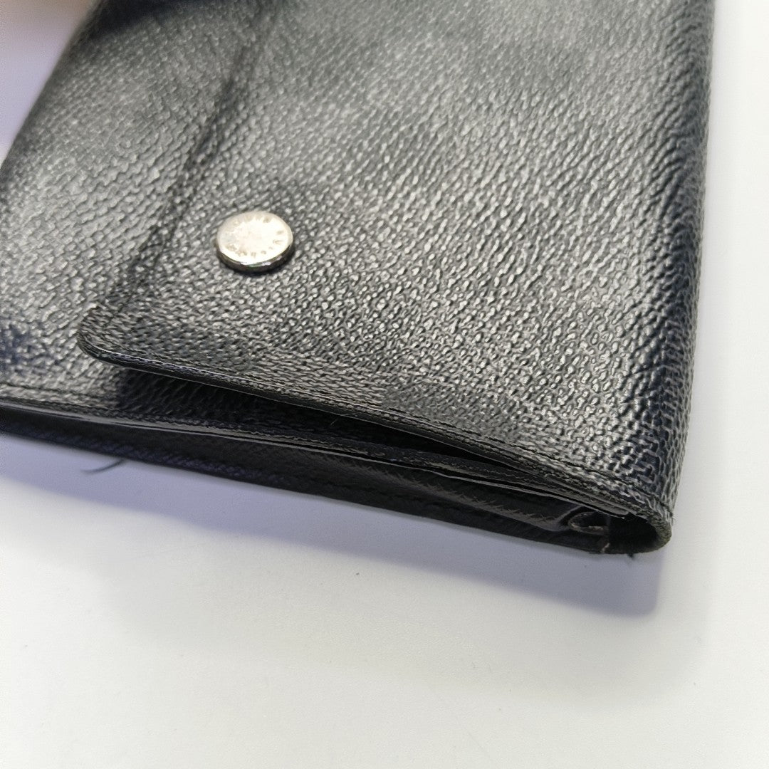 MODULABLE Damier Graphite Coated Canvas Black Wallet