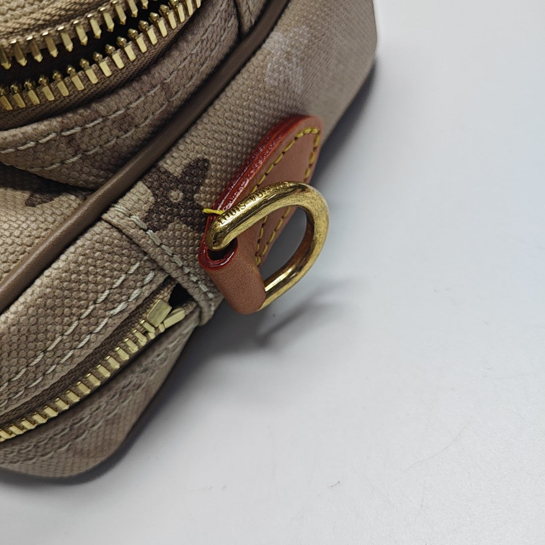 NIL Monogram Coated Canvas Green