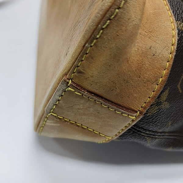 LOCKIT GM Monogram Coated Canvas Brown