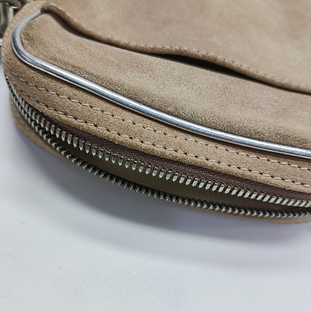 Suede Shoulder Bag Pink