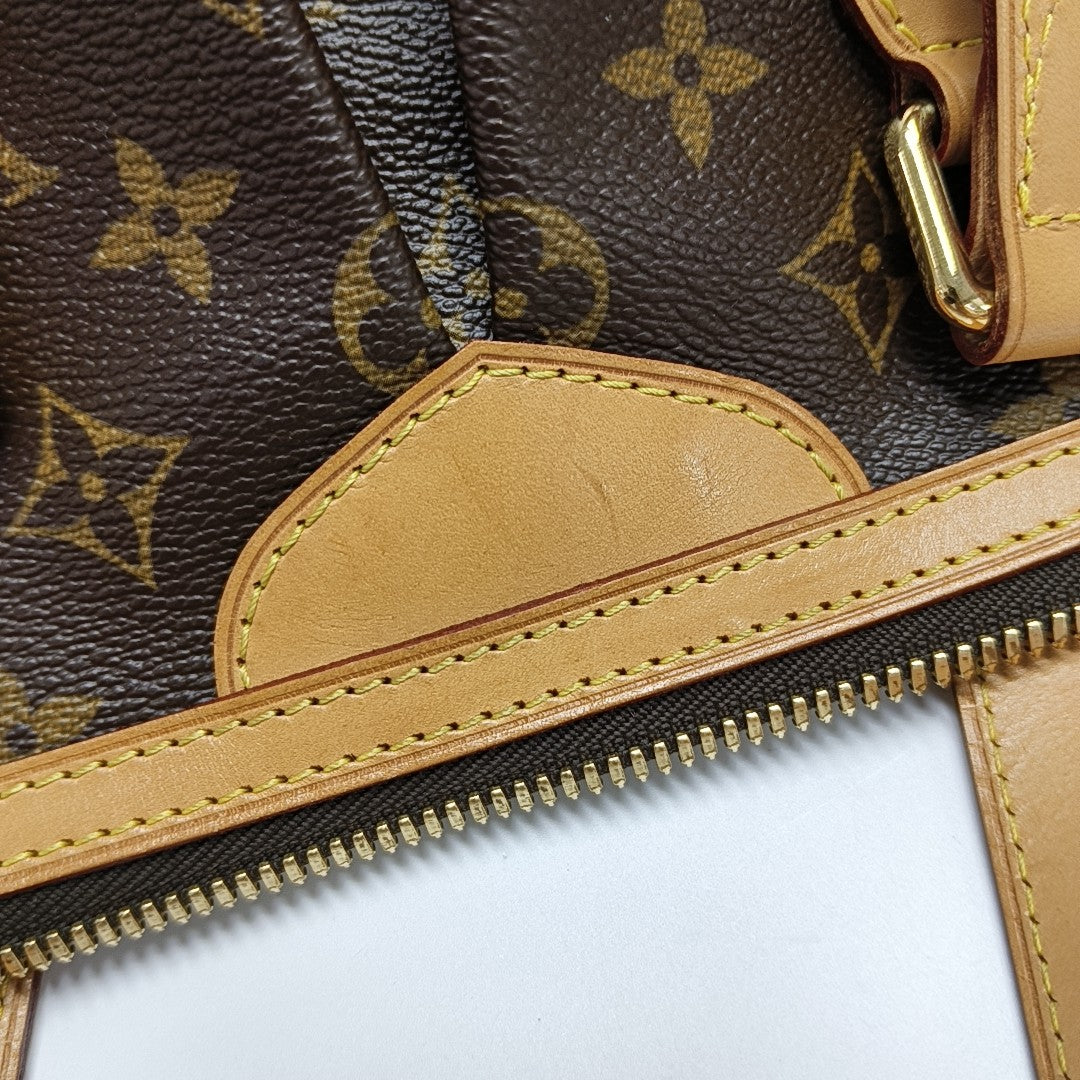 PALERMO PM Monogram Coated Canvas Brown