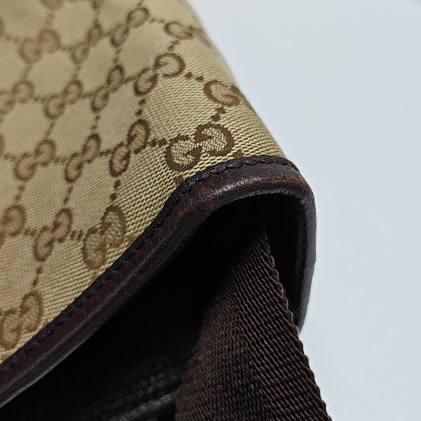 Monogram Canvas Tote Bag Brown