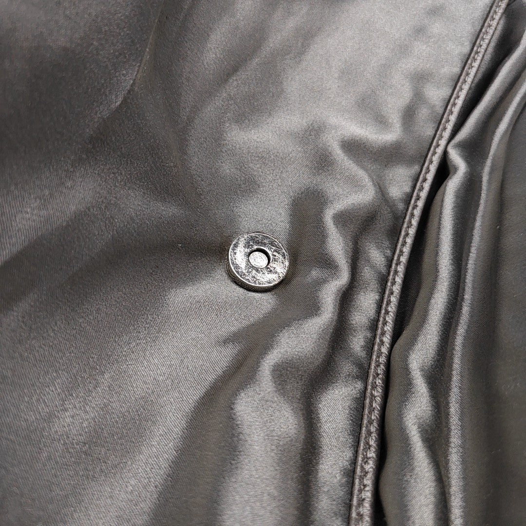 Nylon Shoulder Bag Silver
