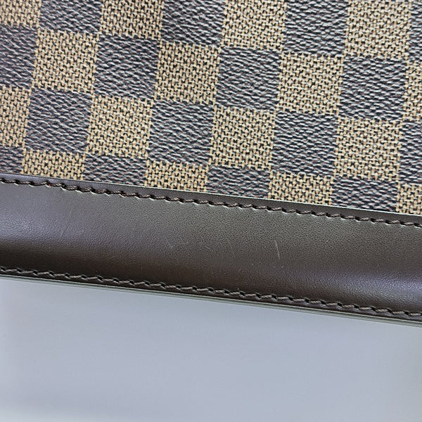 ALMA BB Damier Ebene Coated Canvas Brown