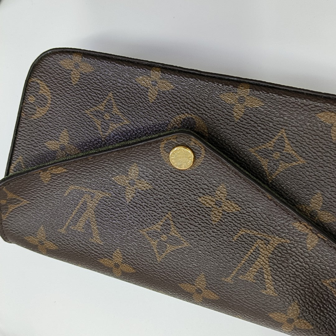 FÉLICIE Monogram Coated Canvas Brown