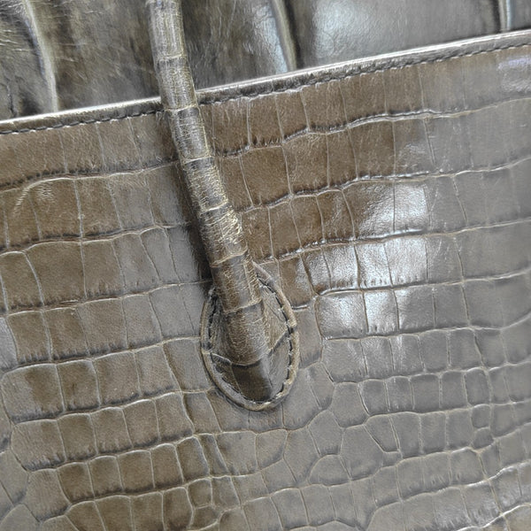 Calfskin Shoulder Bag Brown