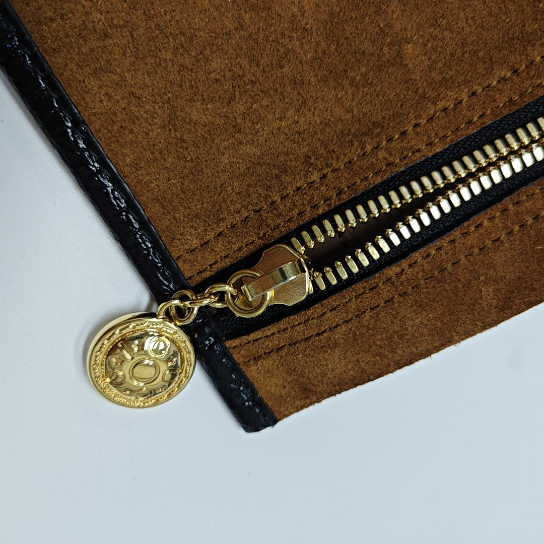 Rajah Large Suede Brown