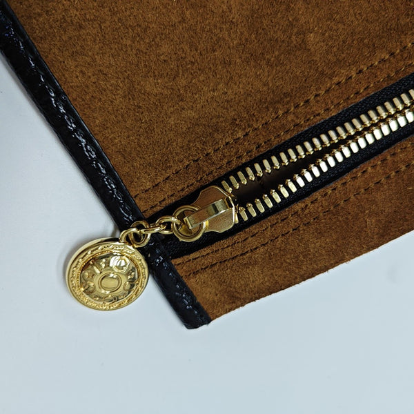 Rajah Large Suede Brown