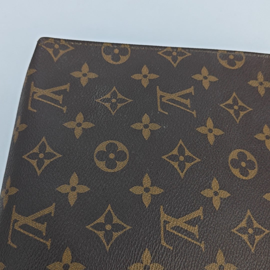 TOILET POCKET 26 Monogram Coated Canvas Brown