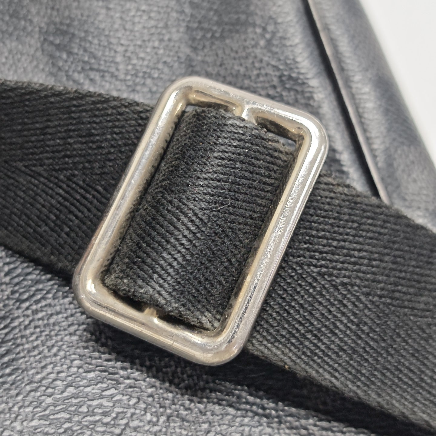 DISTRICT PM Damier Graphite Coated Canvas Gray