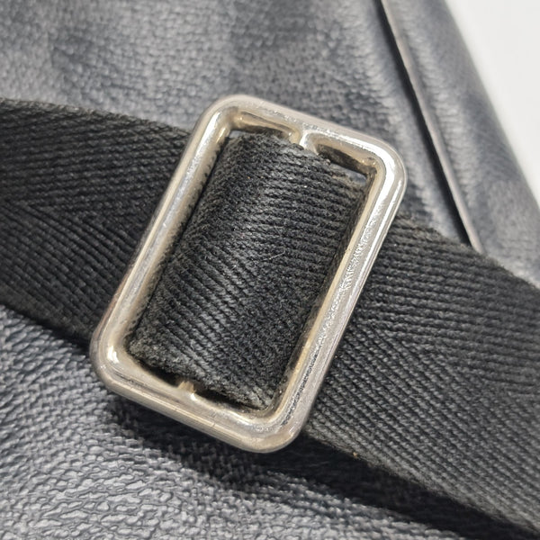 DISTRICT PM Damier Graphite Coated Canvas Gray
