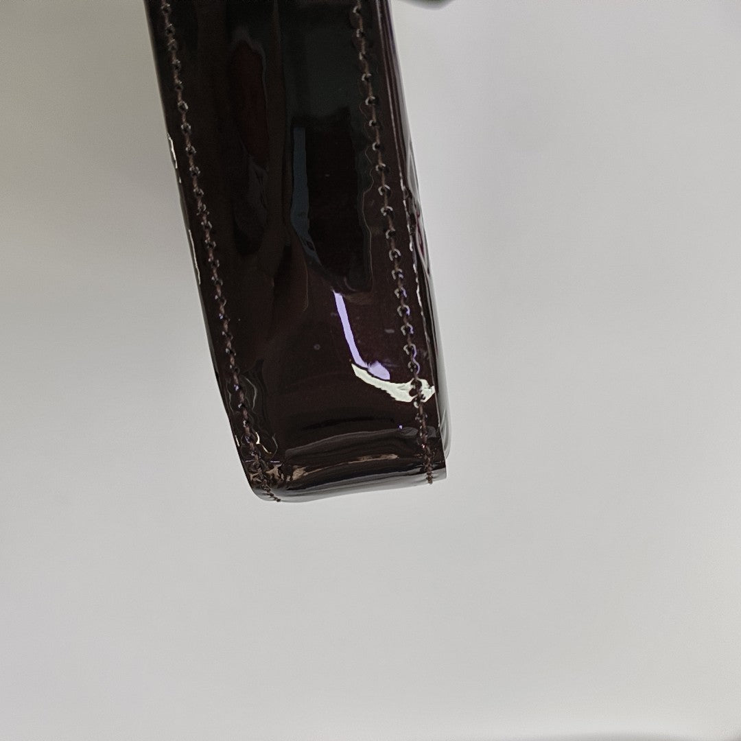 FÉLICIE Monogram Patent Leather Black