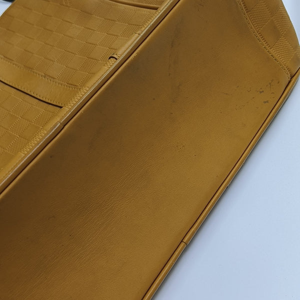 TADAO PM Damier Calfskin Yellow