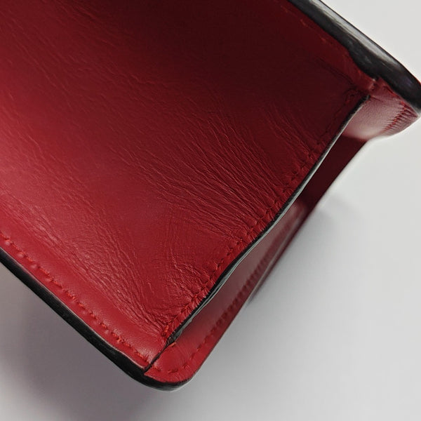 Sylvie Mini Calfskin Red