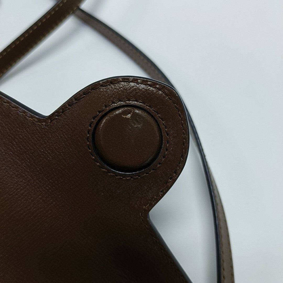 Horsebit 1955 Mini Monogram Coated Canvas Beige