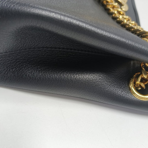 Calfskin Shoulder Bag Black
