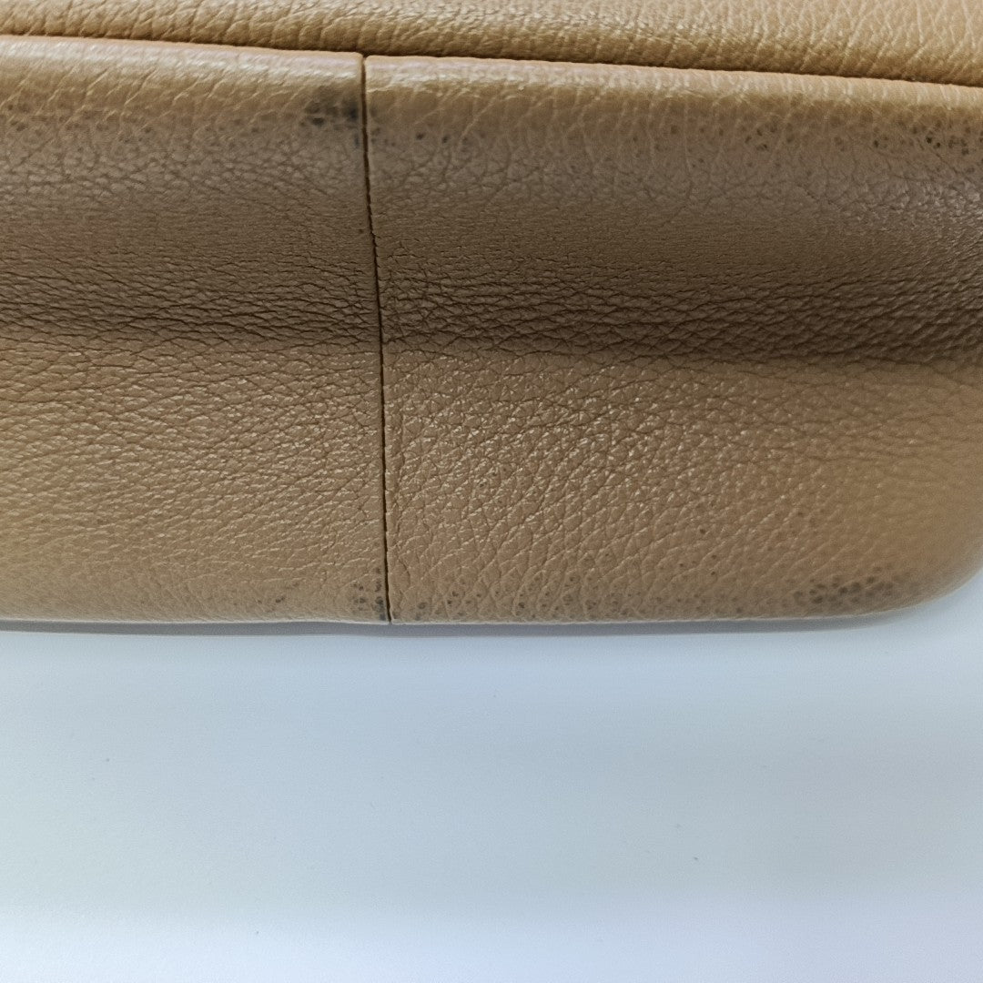 Calfskin Tote Bag Mini Brown