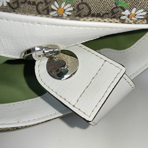 Monogram Coated Canvas Bucket Bag Beige