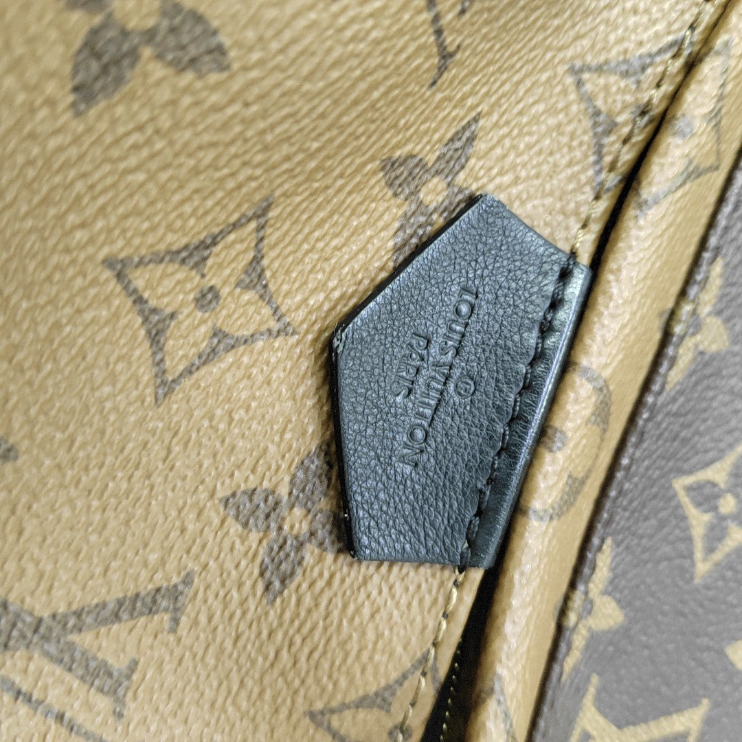 PALM SPRINGS PM Monogram Coated Canvas Brown