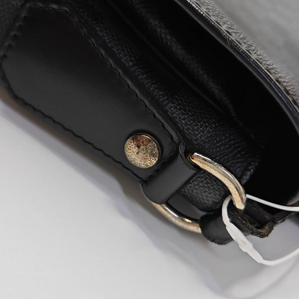 DANIEL GM Damier Graphite Coated Canvas Gray