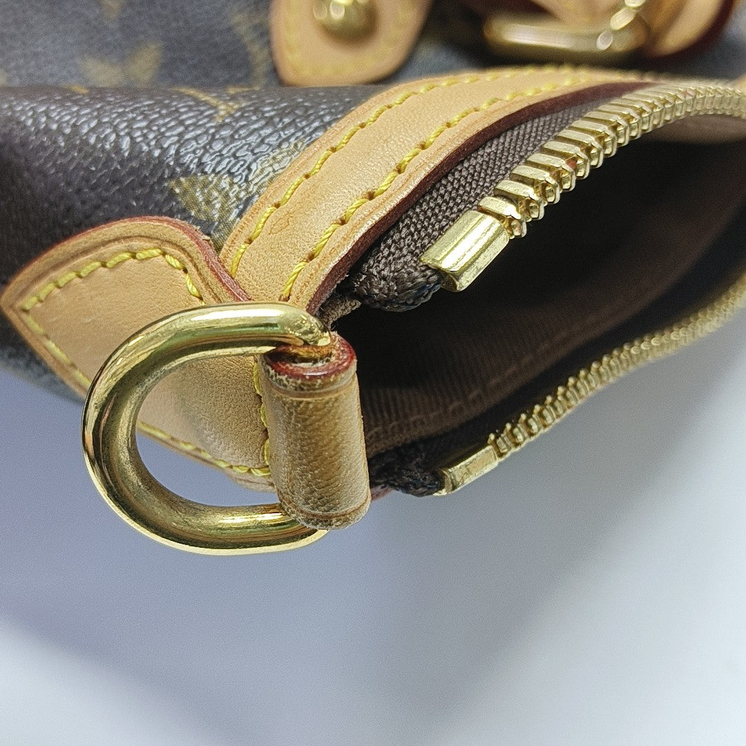PALERMO GM Monogram Coated Canvas Brown