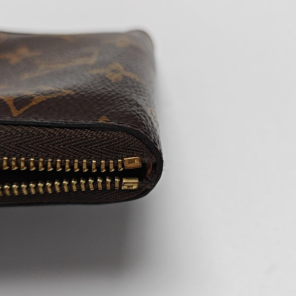ZIPPY Monogram Coated Canvas Brown Wallet