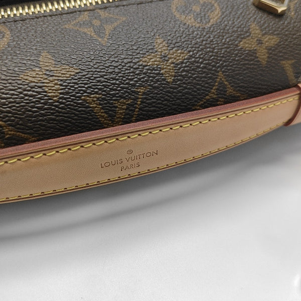 MÉTIS MM Monogram Coated Canvas Brown