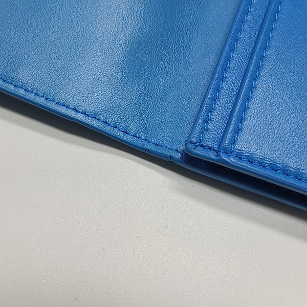 Calfskin Card Holder Blue
