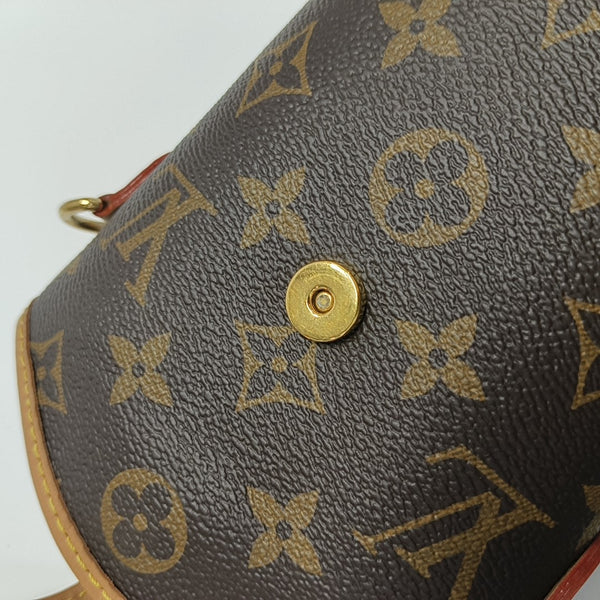 FOLD ME Monogram Coated Canvas Brown