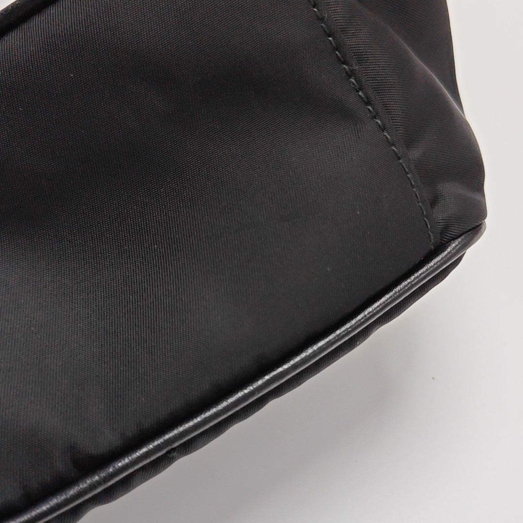 Nylon Shoulder Bag Black